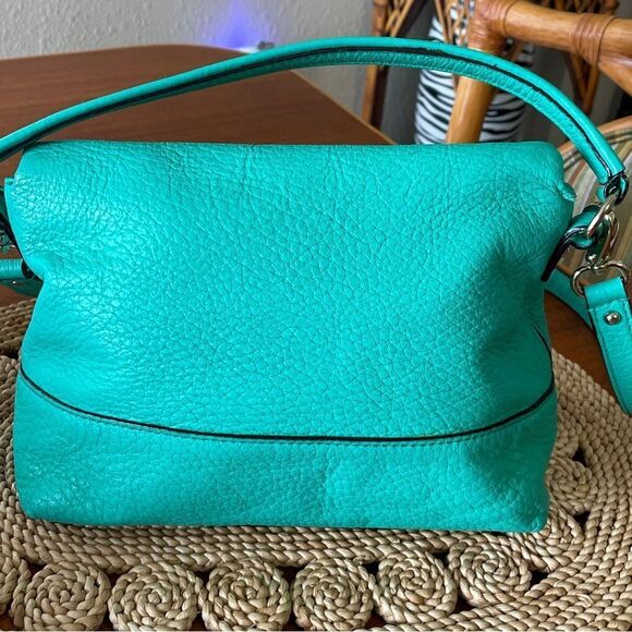 Kate Spade Leather Mini Carmen Southport Crossbody Shoulder Bag Turquoise Green - Picture 4 of 15